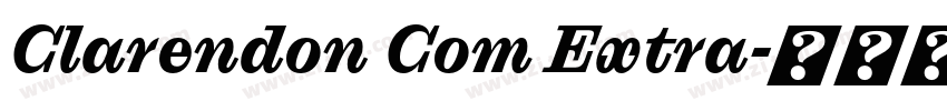 Clarendon Com Extra字体转换